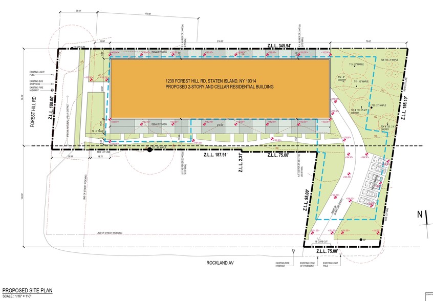 1239 Forest Hill Rd, Staten Island, NY à vendre - Plan de site - Image 2 de 6