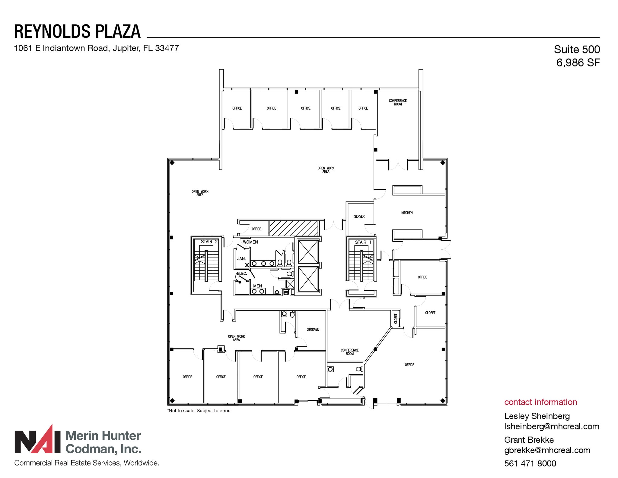 1061 E Indiantown Rd, Jupiter, FL for lease Floor Plan- Image 1 of 1