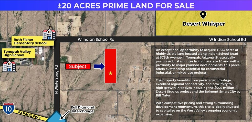 37500 Indian School Rd, Tonopah, AZ à vendre - Photo du bâtiment - Image 1 de 2