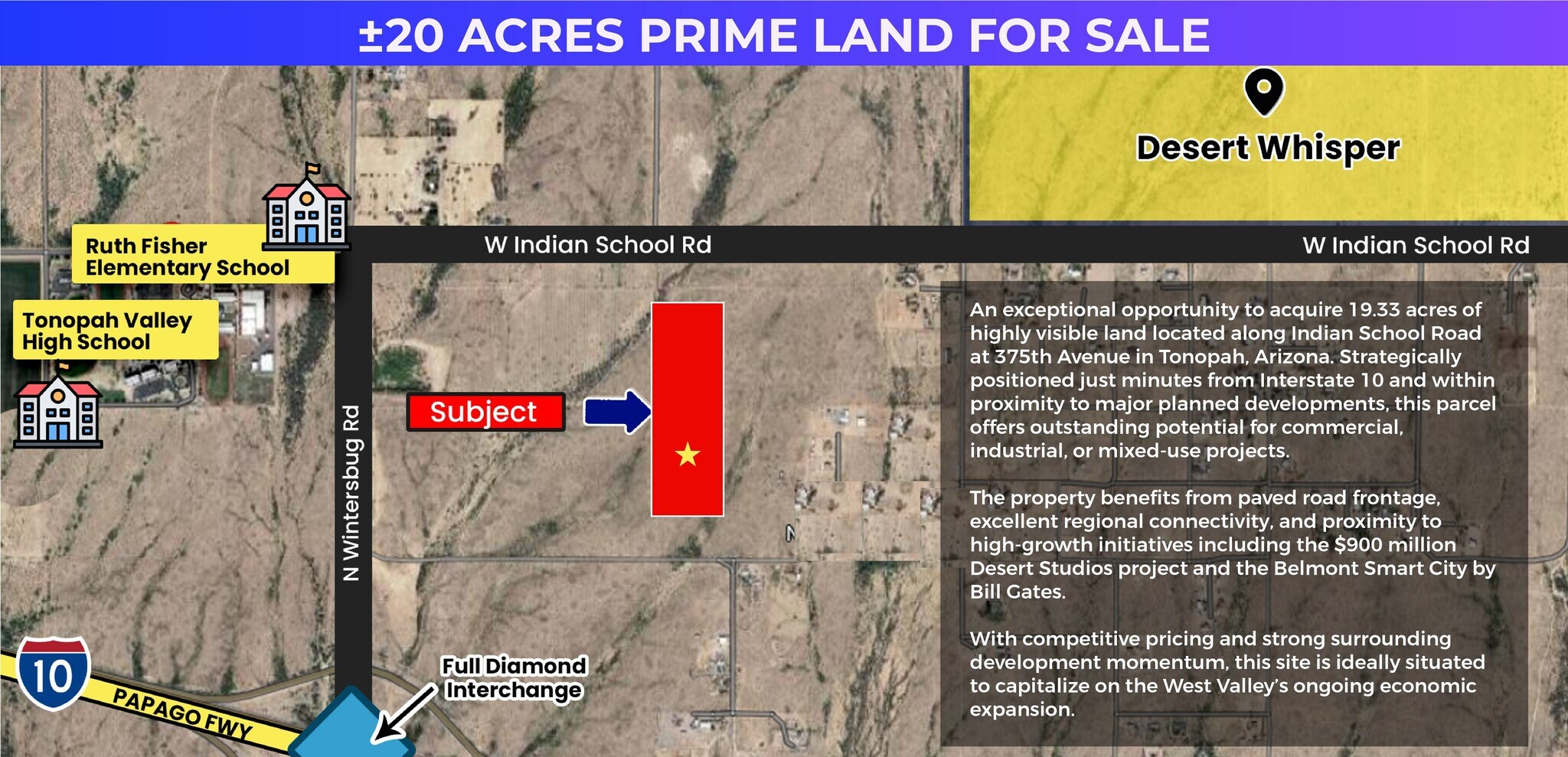 37500 Indian School Rd, Tonopah, AZ à vendre Photo du bâtiment- Image 1 de 3