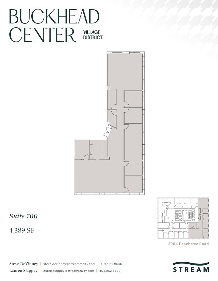2970 Peachtree Rd NW, Atlanta, GA à louer Plan d’étage- Image 1 de 1