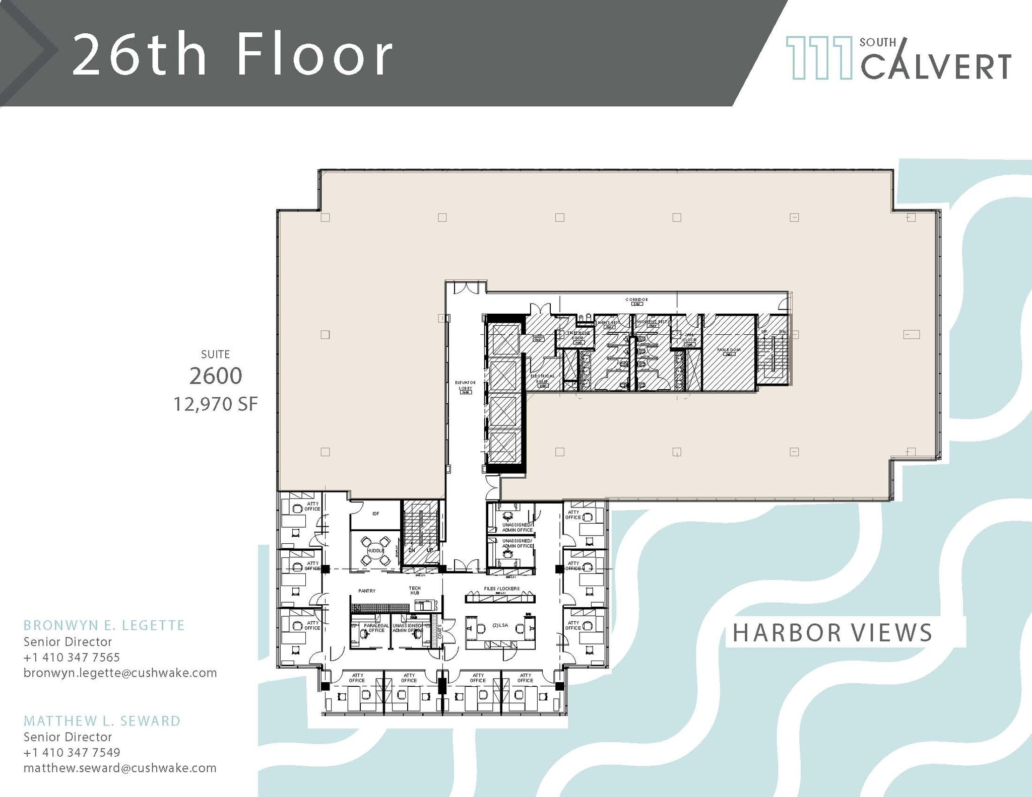 111 S Calvert St, Baltimore, MD for lease Floor Plan- Image 1 of 1