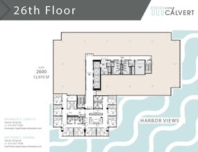 111 S Calvert St, Baltimore, MD for lease Floor Plan- Image 1 of 1