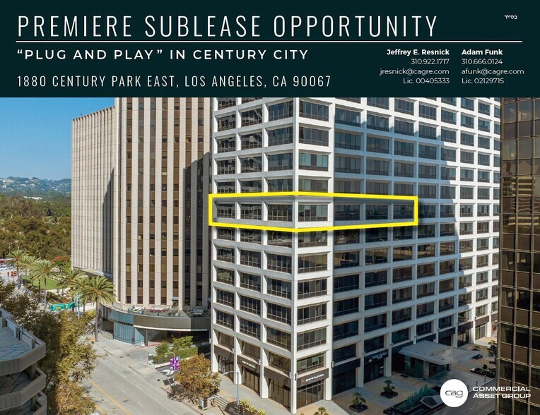 1880 Century Park E, Los Angeles, CA for lease - Building Photo - Image 1 of 4