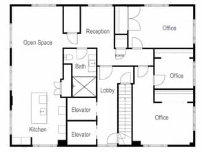 409 13th St, Oakland, CA à louer Plan d’étage- Image 1 de 1