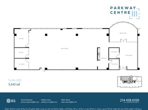 2745 Dallas Pky, Plano, TX à louer Plan d’étage- Image 1 de 1