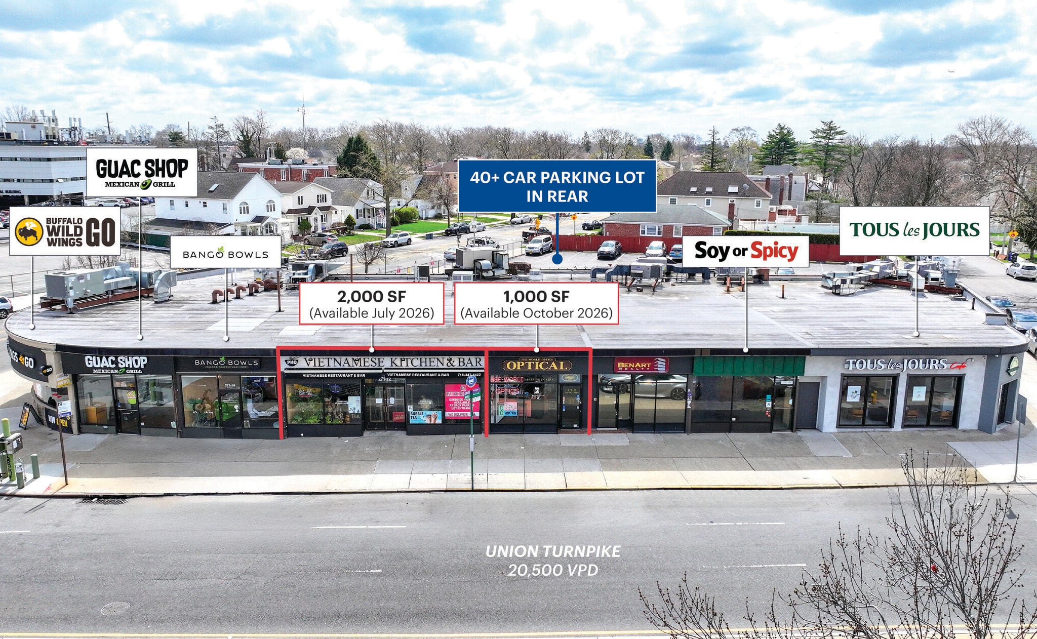 27102 - 27120 Union Tpke, New Hyde Park, NY for lease Building Photo- Image 1 of 11