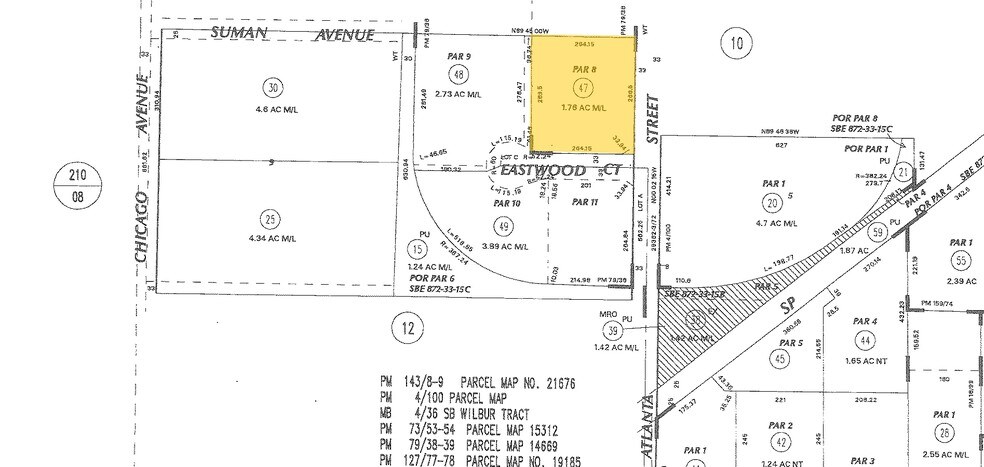 1737 Atlanta Ave, Riverside, CA for lease - Plat Map - Image 2 of 2