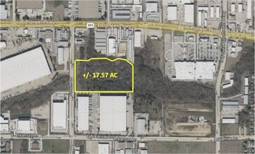 2221-2231 Forum Dr, Arlington, TX - Aerial  map view