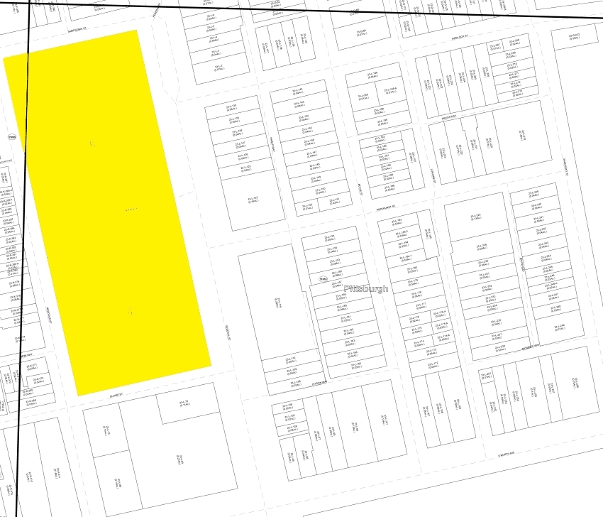 1307 Federal St, Pittsburgh, PA à vendre Plan cadastral- Image 1 de 1