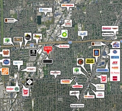 26260 Groesbeck, Warren, MI - Aerial  map view