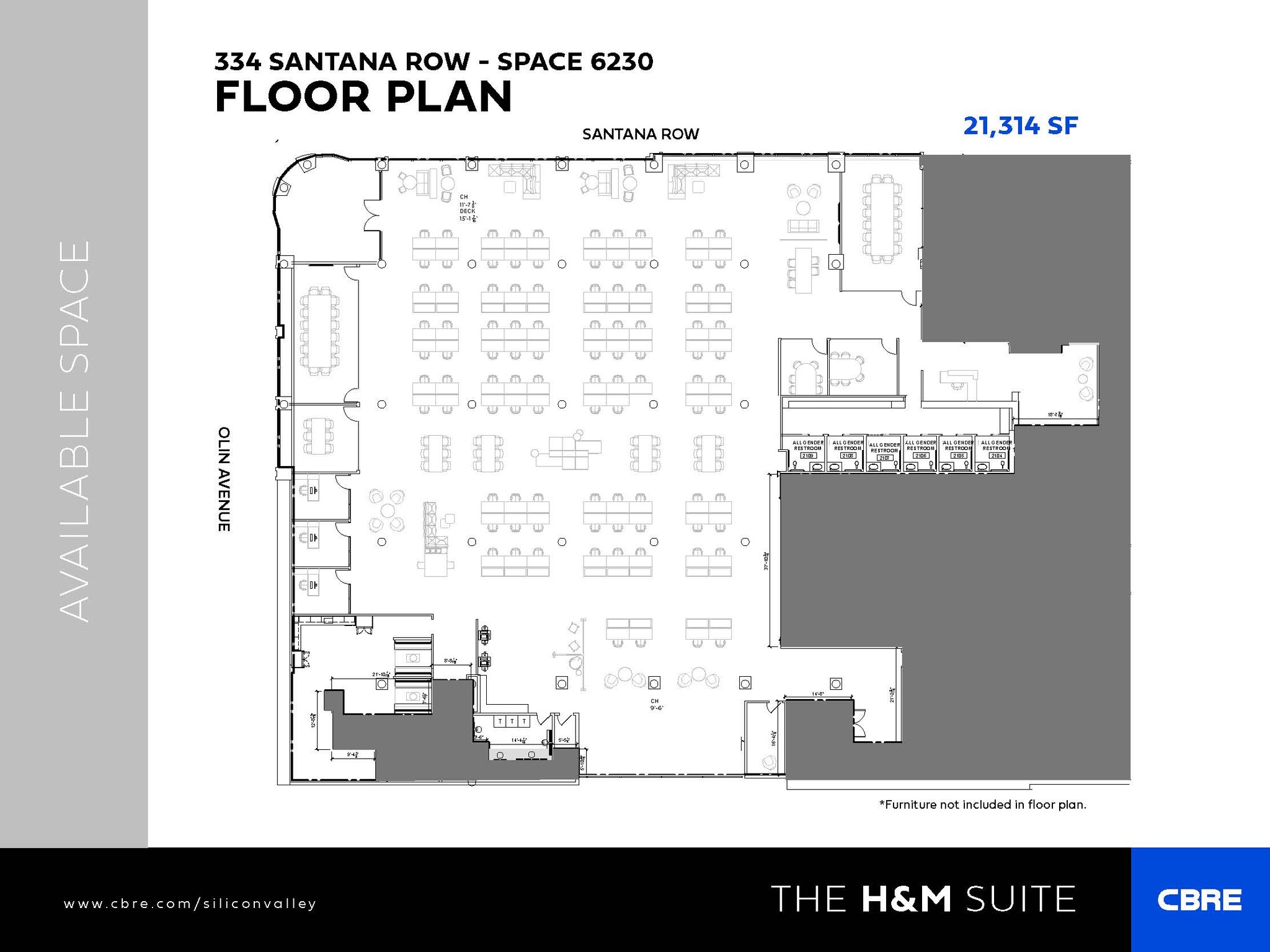 377 Santana Row, San Jose, CA for lease Floor Plan- Image 1 of 1