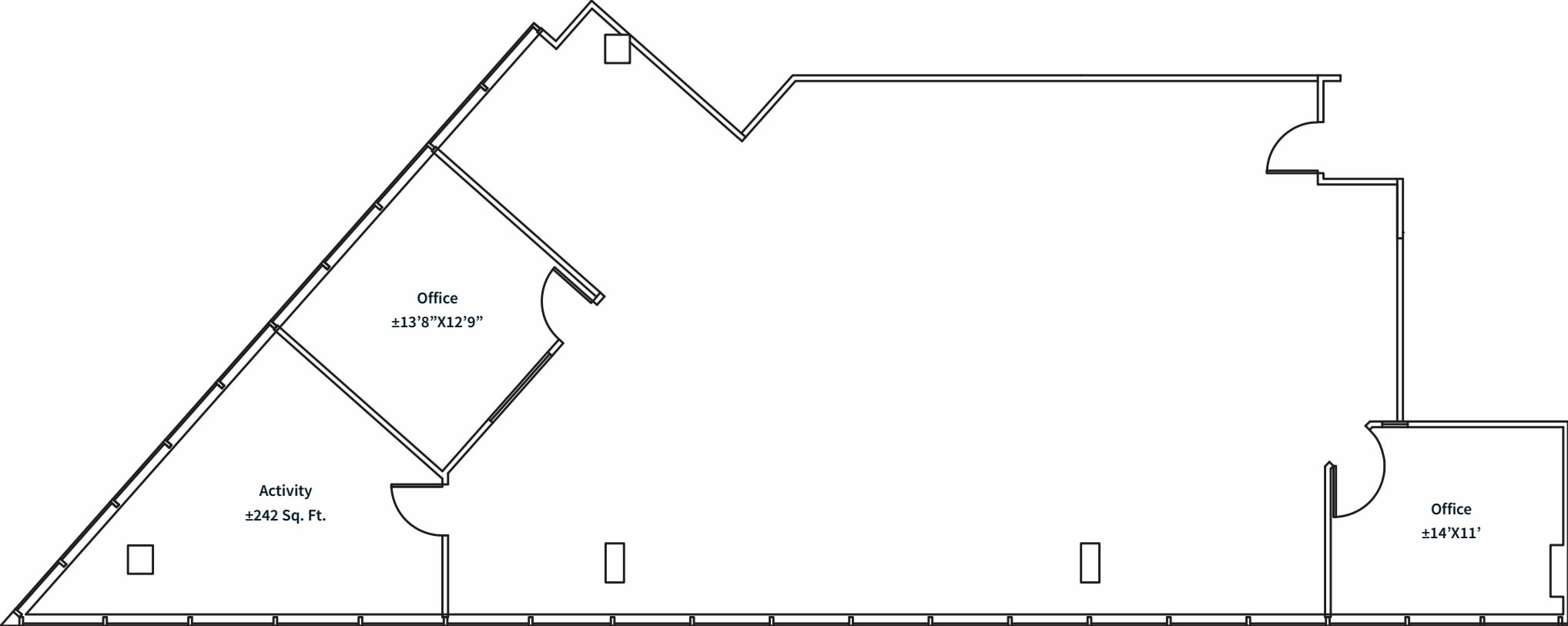 111 Anza Blvd, Burlingame, CA à louer Plan d’étage- Image 1 de 1