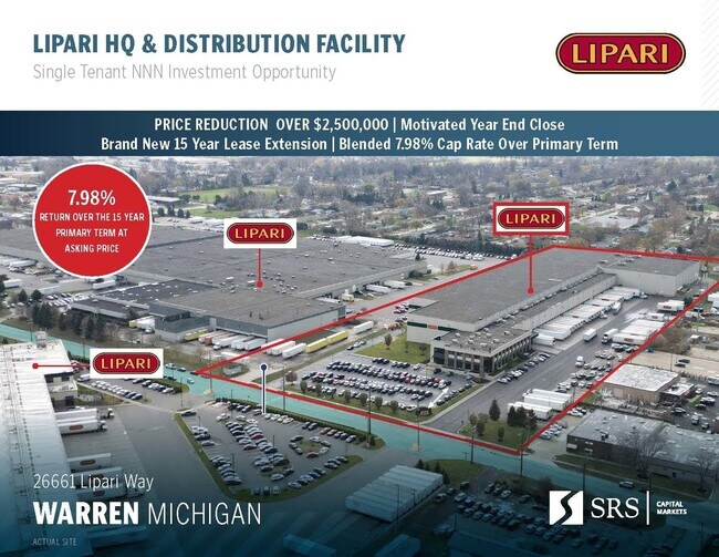 Plus de détails pour 26661 Lipari Way, Warren, MI - Industriel à vendre
