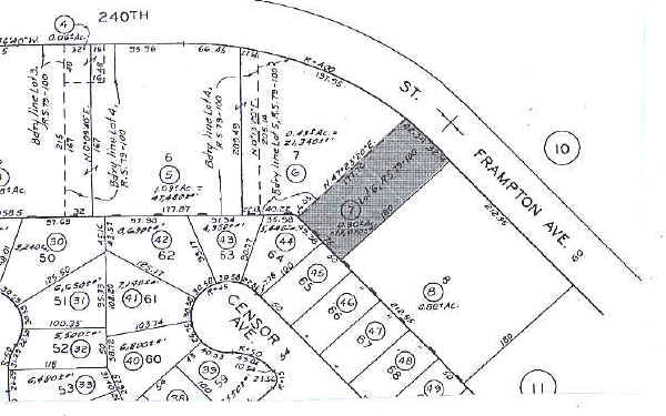 1400 W 240th St, Harbor City, CA à louer - Plan cadastral - Image 2 de 11