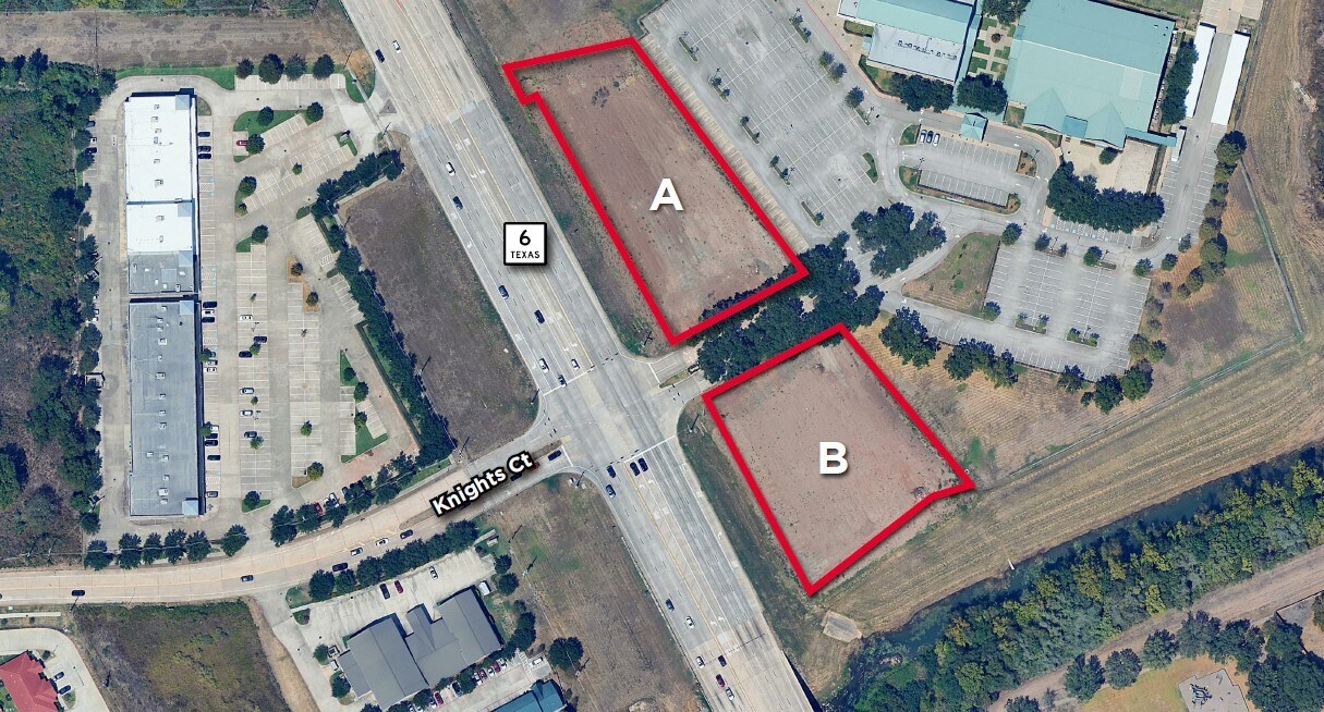 Pad Sites Hwy 6 & Knights Ct, Missouri City, TX à vendre Photo principale- Image 1 de 4