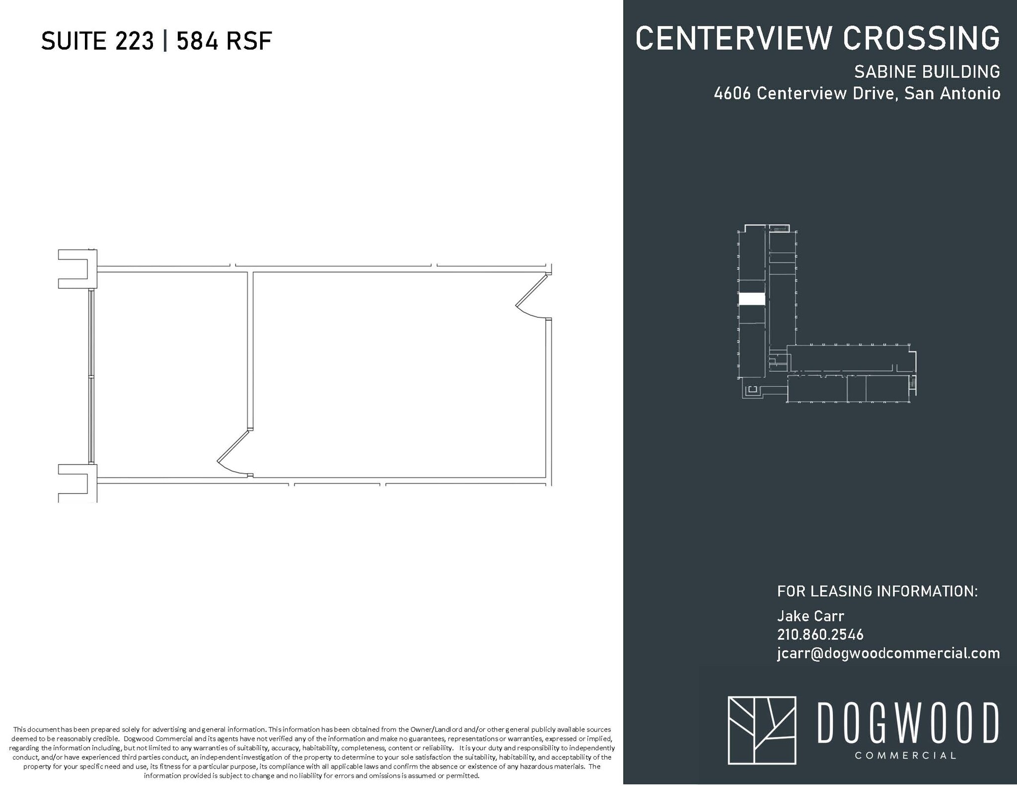 4538 Centerview Dr, San Antonio, TX for lease Floor Plan- Image 1 of 1