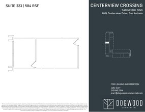 4538 Centerview Dr, San Antonio, TX for lease Floor Plan- Image 1 of 1