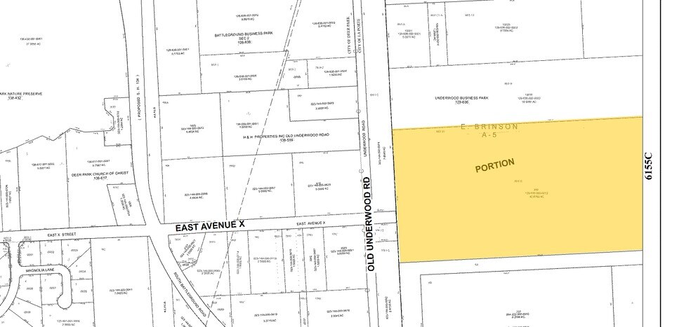 359 Old Underwood Rd, La Porte, TX à louer - Plan cadastral - Image 2 de 5