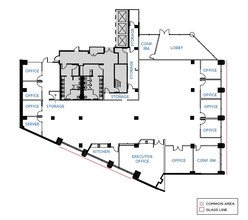 333 W Santa Clara St, San Jose, CA à louer Plan d’étage- Image 1 de 1