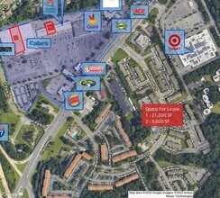 7940-7992 Crain Hwy, Glen Burnie, MD - AERIAL map view