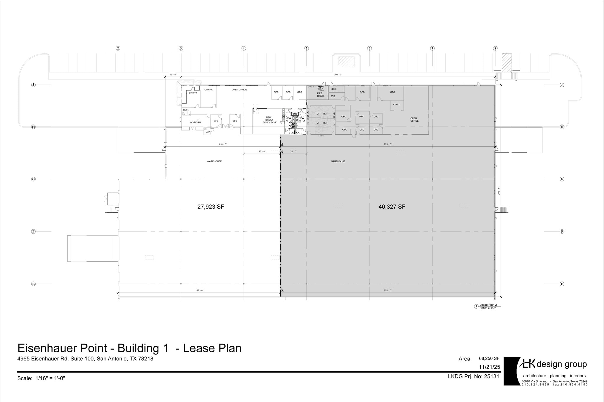 5035 Eisenhauer Rd, San Antonio, TX for lease Floor Plan- Image 1 of 4