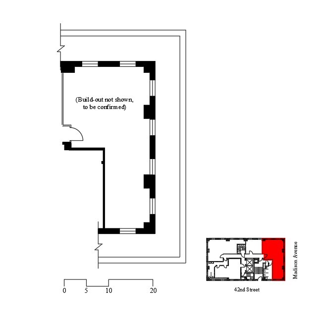 315 Madison Ave, New York, NY à louer Plan d  tage- Image 1 de 1