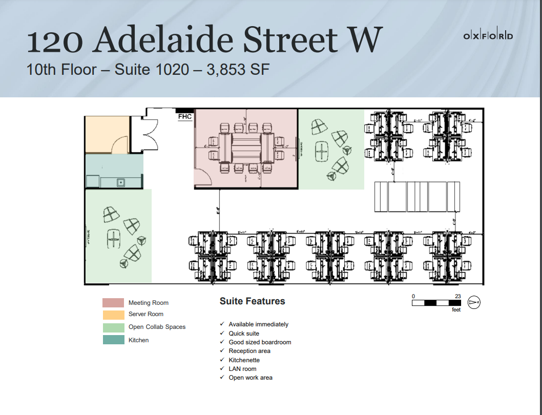 120 Adelaide St W, Toronto, ON à louer Plan d  tage- Image 1 de 1