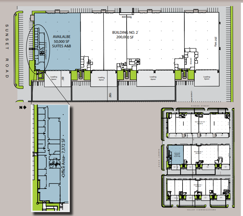 3920 W Sunset Rd, Las Vegas, NV à louer Plan d’étage- Image 1 de 2