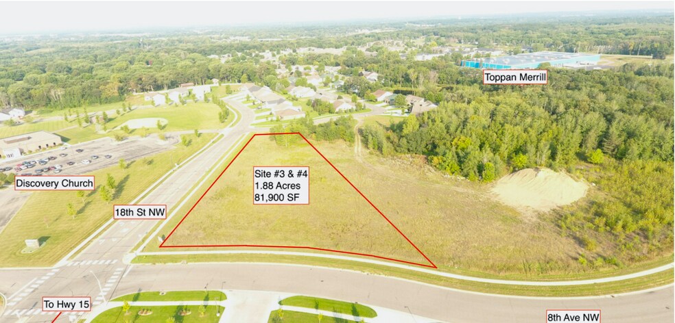 Hwy 15 Land in Sauk Rapids/Sartell portefeuille de 3 propriétés à vendre sur LoopNet.ca - Photo du bâtiment - Image 3 de 4
