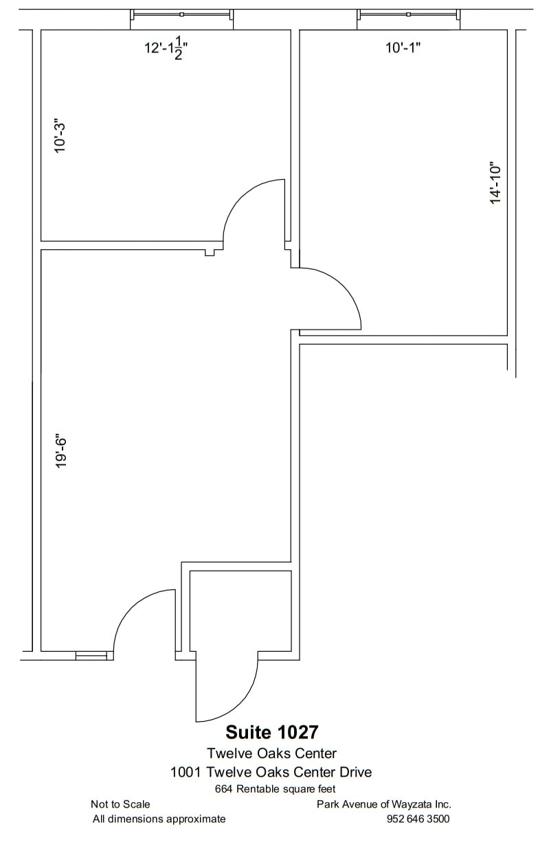 600 Twelve Oaks Center Dr, Wayzata, MN à louer Plan d’étage- Image 1 de 1
