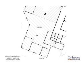 17000 Dallas Pkwy, Dallas, TX for lease Floor Plan- Image 2 of 2