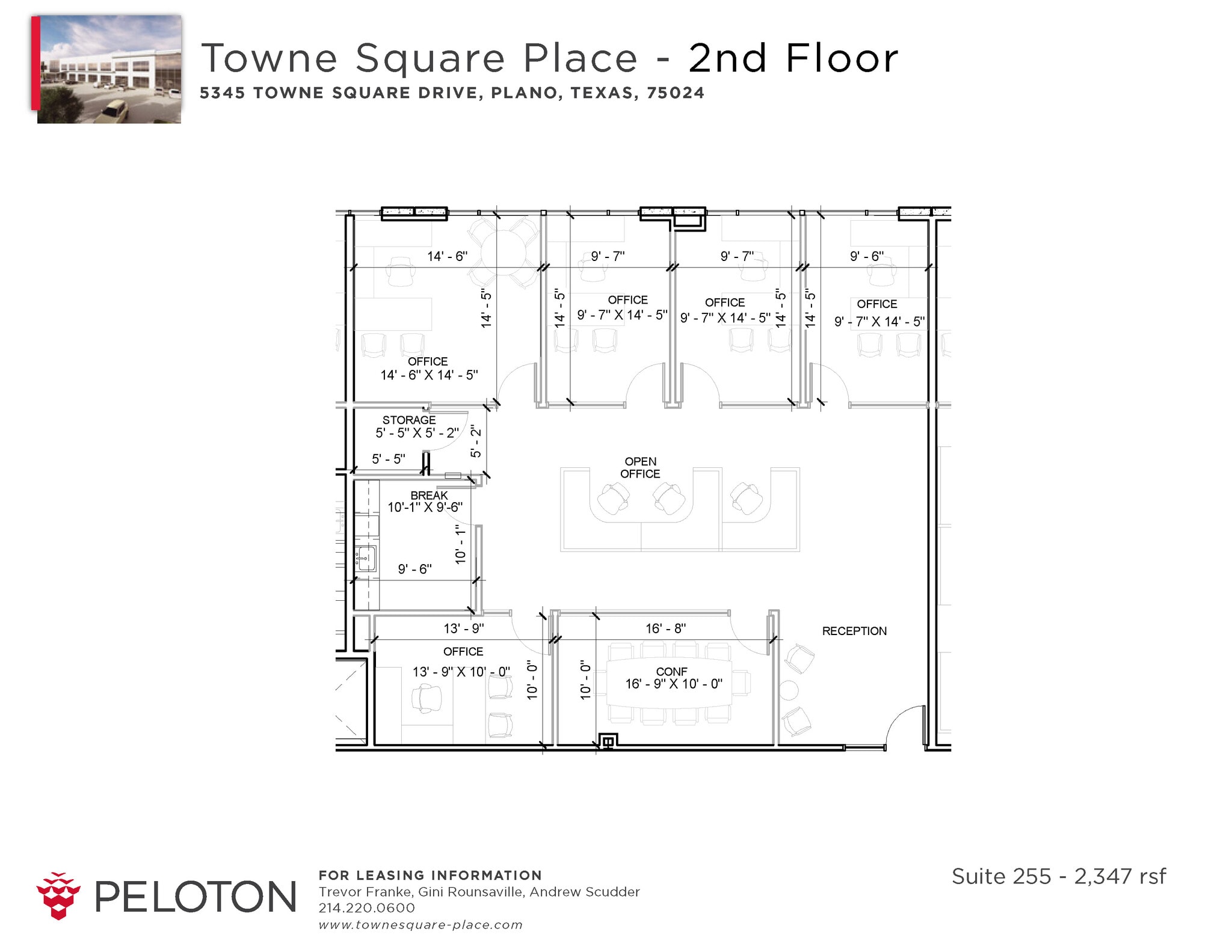 8560 Belleview Dr, Plano, TX à louer Plan d’étage- Image 1 de 1