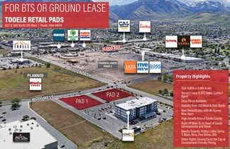 Plus de détails pour 1027-1061 N 200 W, Tooele, UT - Terrain à louer