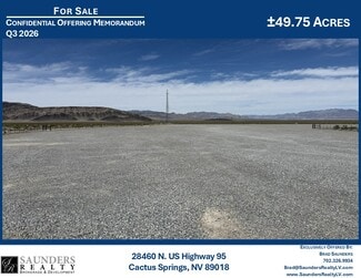 More details for 28460 N US Highway 95, Indian Springs, NV - Land for Sale