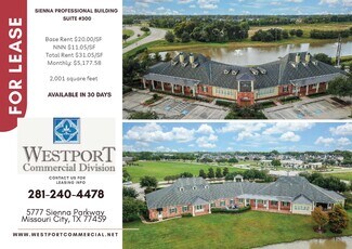 Plus de détails pour 5777 Sienna Pky, Missouri City, TX - Bureau à louer