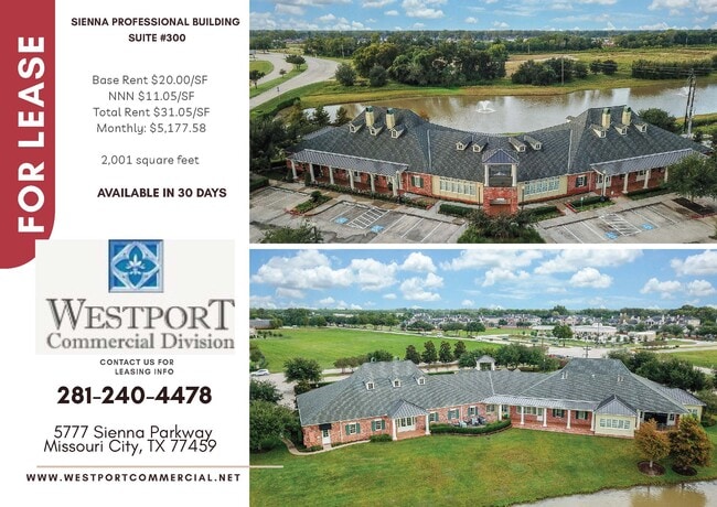 Plus de détails pour 5777 Sienna Pky, Missouri City, TX - Bureau à louer