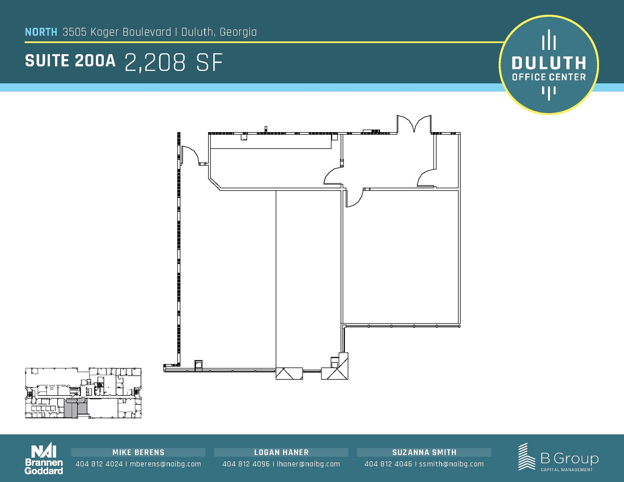 3505 Koger Blvd, Duluth, GA for lease Floor Plan- Image 1 of 1