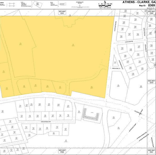 3700 Atlanta Hwy, Athens, GA à vendre - Plan cadastral - Image 1 de 1