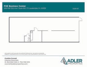 5101 NW 21st Ave, Fort Lauderdale, FL à louer Plan d’étage- Image 1 de 4