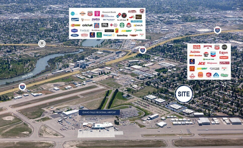 1875 International Way, Idaho Falls, ID à vendre - Aérien - Image 2 de 2