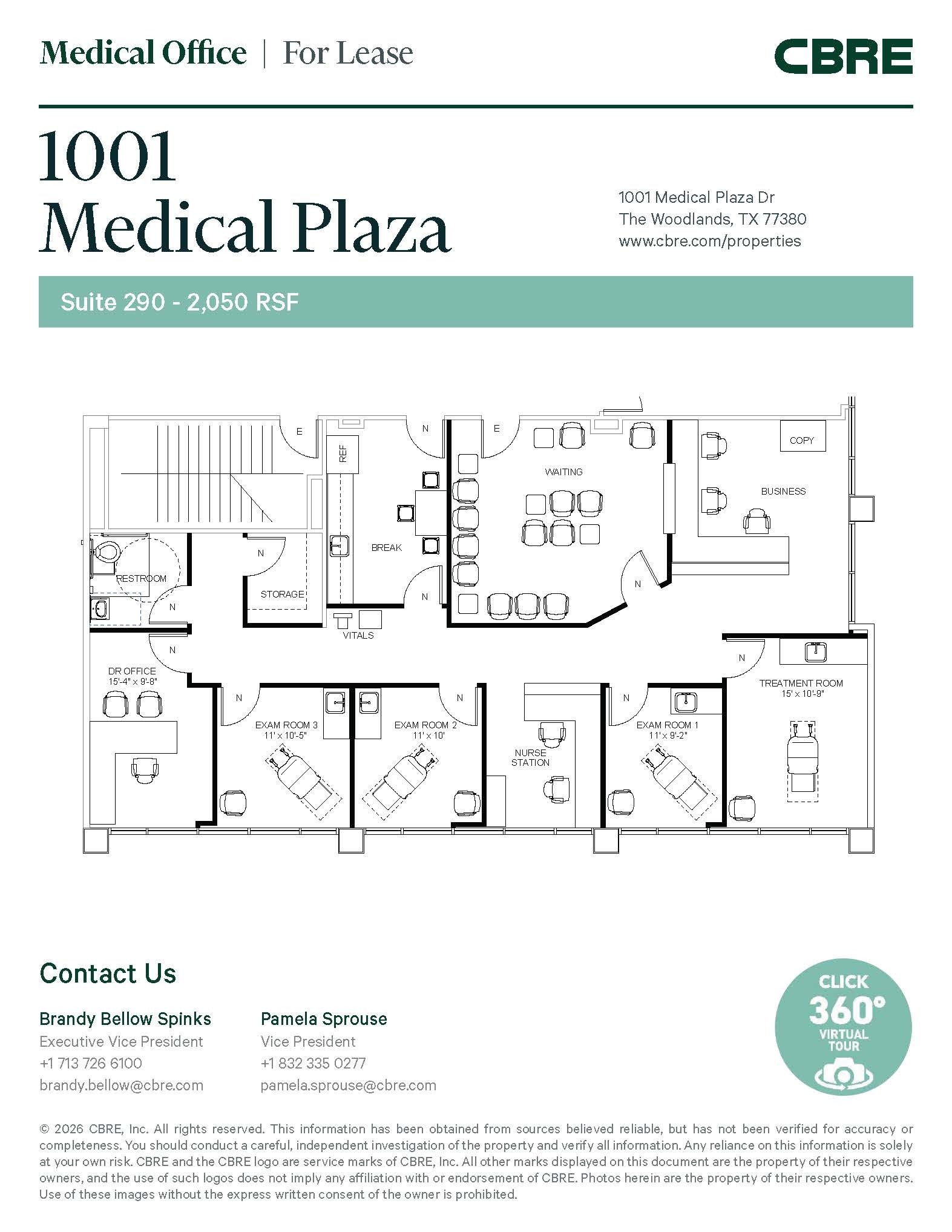1001 Medical Plaza Dr, The Woodlands, TX à louer Photo intérieure- Image 1 de 1