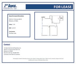 3925 N I-10 Service Rd, Metairie, LA à louer Plan d’étage- Image 1 de 1