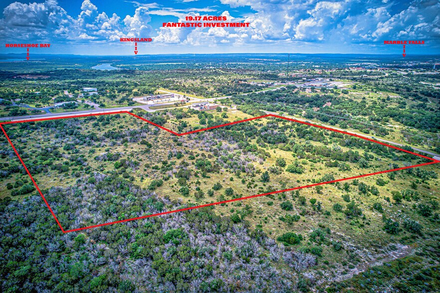 FM 2147 E & US Hwy 281, Marble Falls, TX à vendre - Aérien - Image 3 de 10