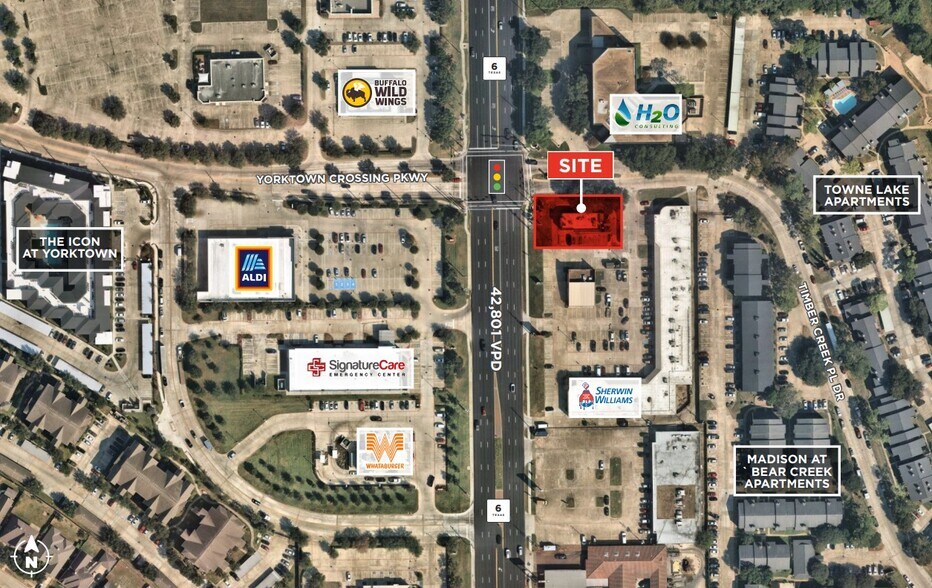5854 Highway 6 N, Houston, TX à louer - Aérien - Image 2 de 3