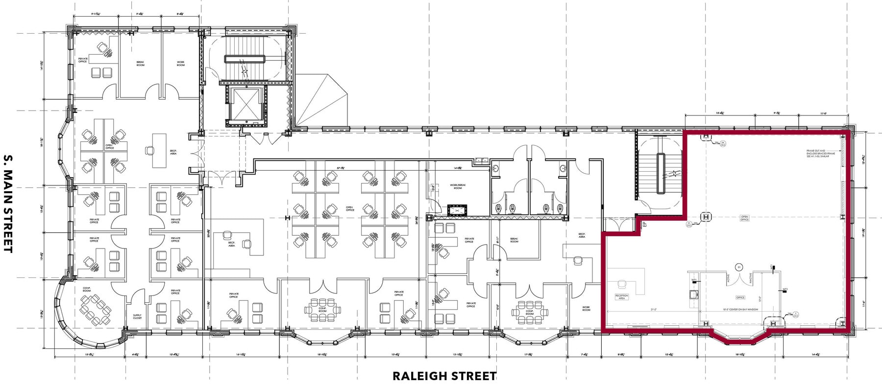 145 S Raleigh St, Fuquay Varina, NC 27526 - Unit 220 - - Floor Plan - Image 1 of 3