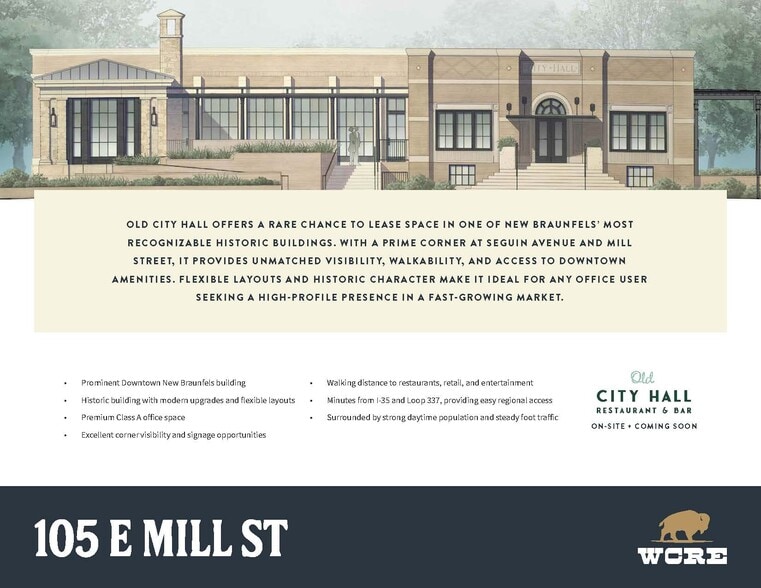 105 E Mill St, New Braunfels, TX for lease - Building Photo - Image 3 of 9