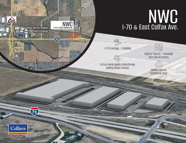 More details for NWC I-70 & East Colfax Ave., Aurora, CO - Land for Sale