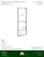 23362 Madero, Mission Viejo, CA for lease Floor Plan- Image 1 of 1