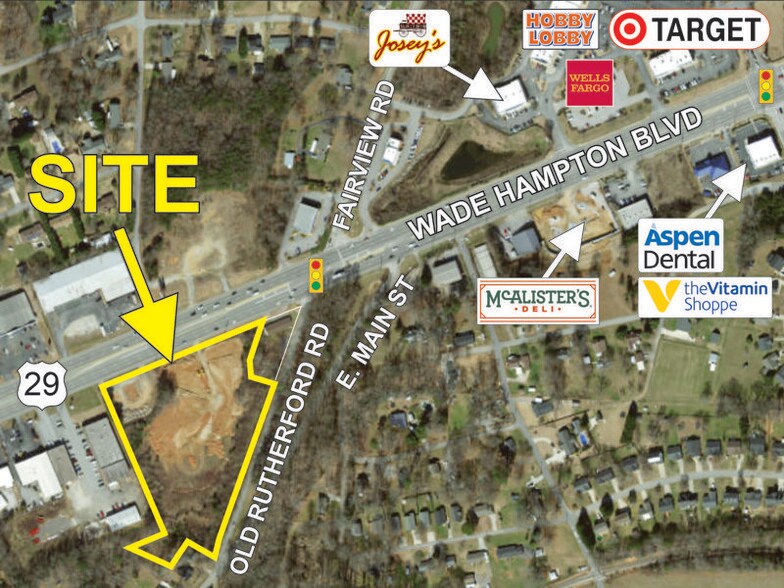 5208 Wade Hampton Blvd, Taylors, SC à vendre - Photo du bâtiment - Image 1 de 1